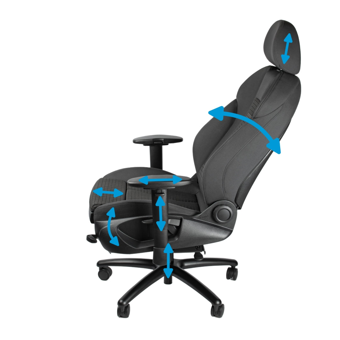 Audi A3 8V Car Seat Office Chair adjustment range | R3VISION