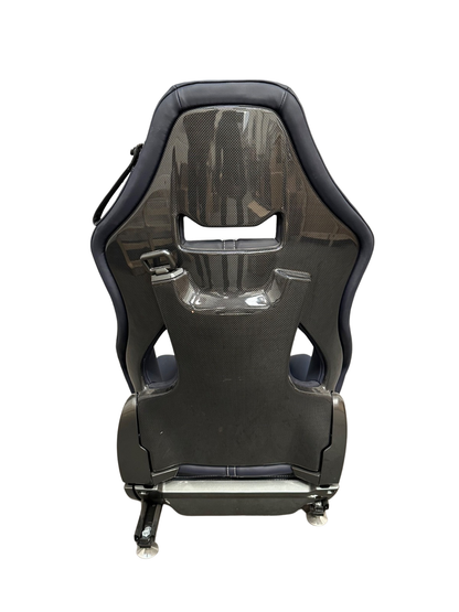 FERRARI 458 488 LH Dark Blue with Silver Stitching Seat