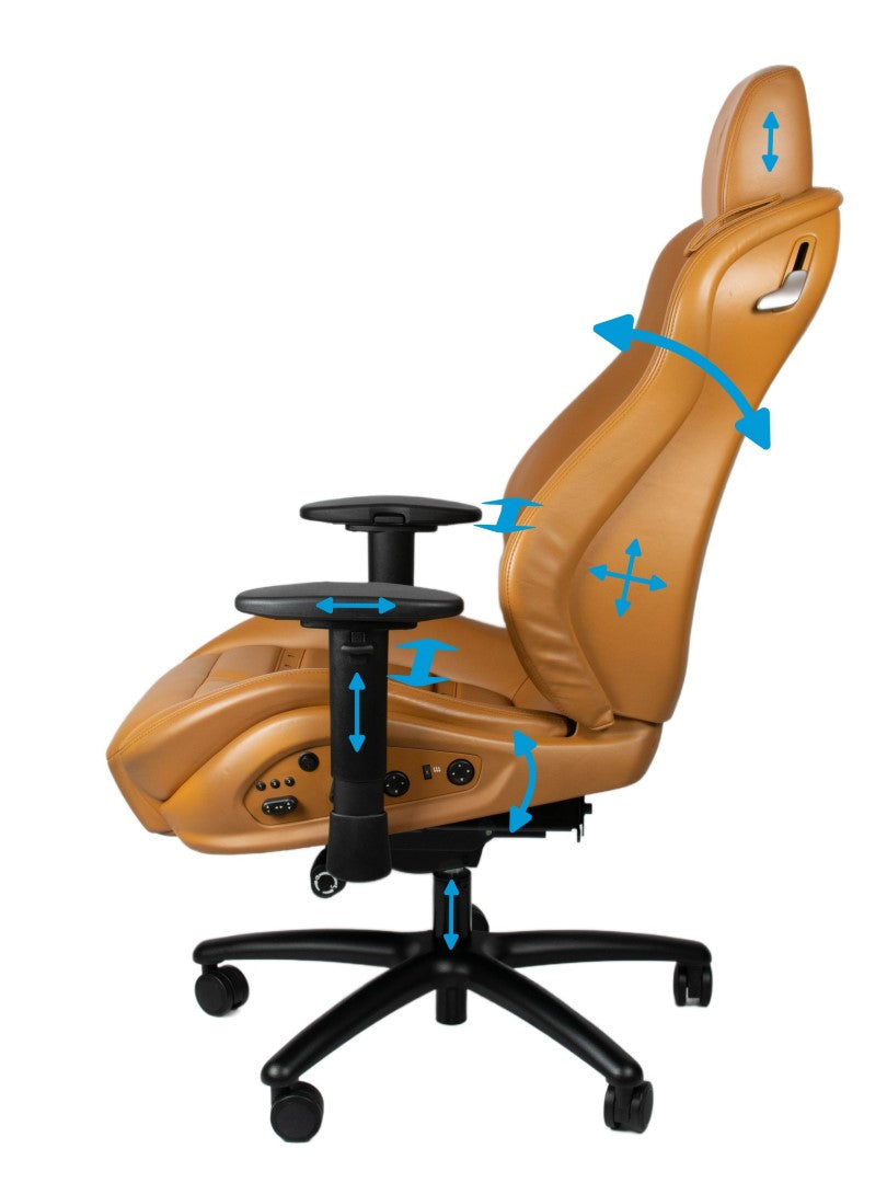 Ferrari California Car Seat Office Chair Adjustment Range
