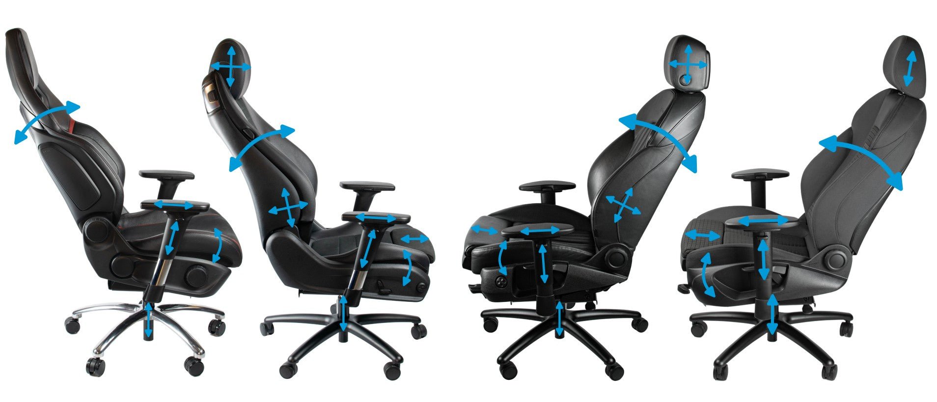 Any Car Seat professionally converted into an Office Chair - R3VISION