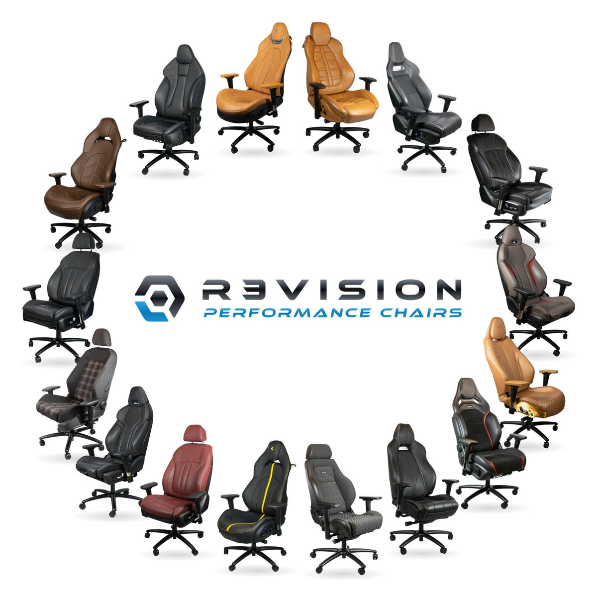 Any Car Seat professionally converted into an Office Chair - R3VISION