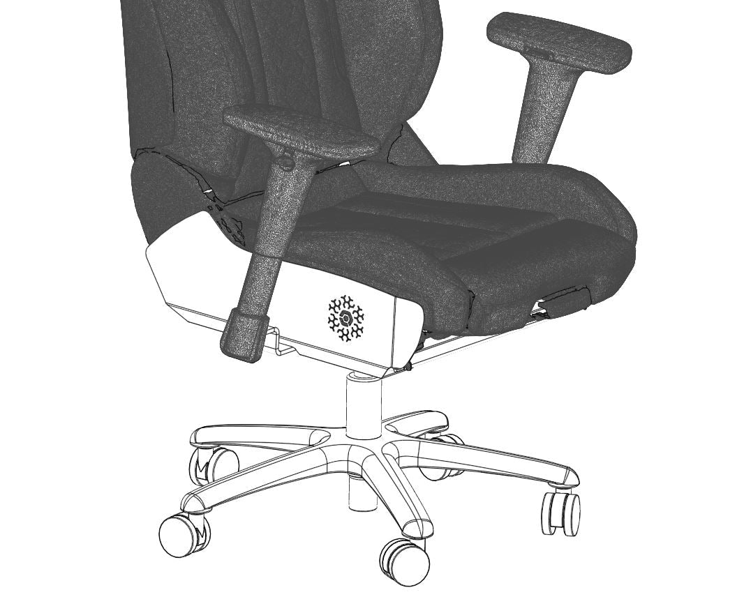 Any Car Seat professionally converted into an Office Chair - R3VISION