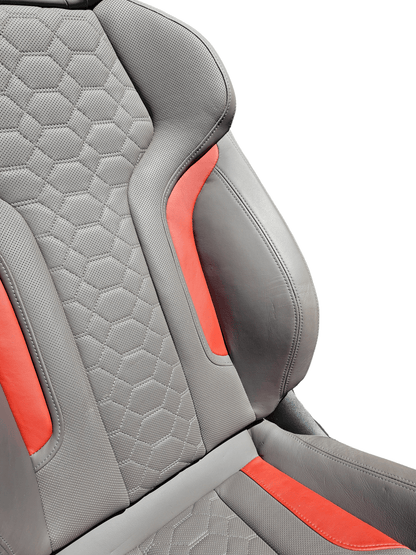 BMW M Sport seat - in grey with red accent - R3VISION