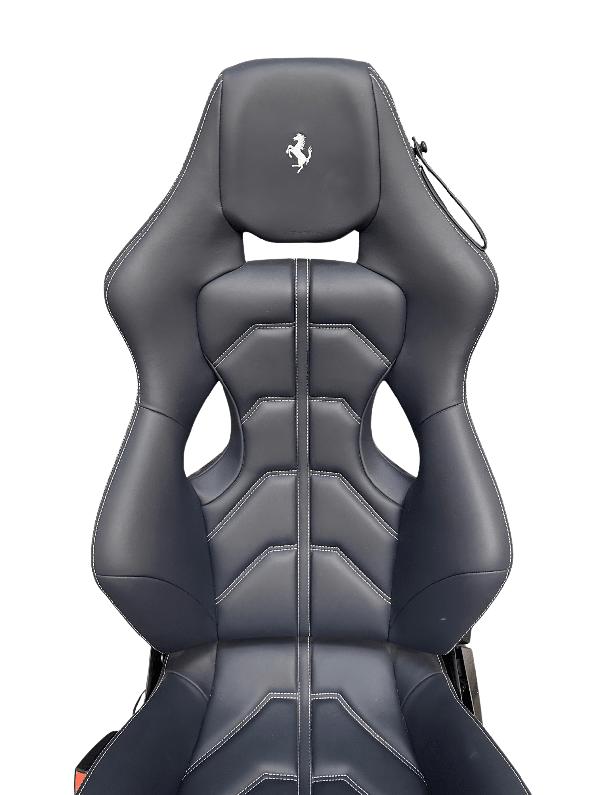 FERRARI 458 488 LH Dark Blue with Silver Stitching Seat - R3VISION