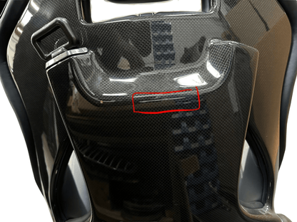 FERRARI 458 488 LH Dark Blue with Silver Stitching Seat - R3VISION
