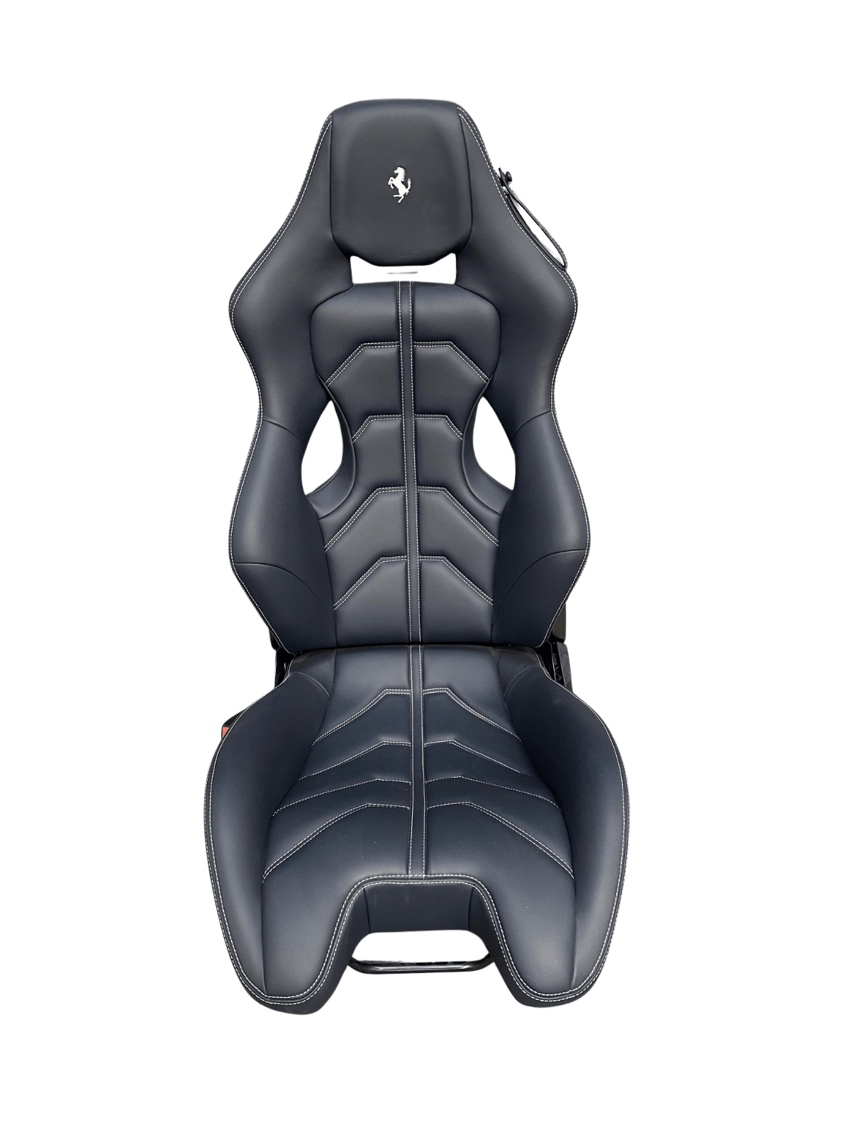 FERRARI 458 488 LH Dark Blue with Silver Stitching Seat - R3VISION