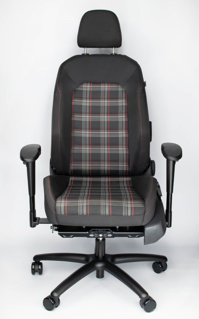 Converted Chair Golf Leon Scirocco Car Seat to Office Chair Conversion Kit | R3VISION